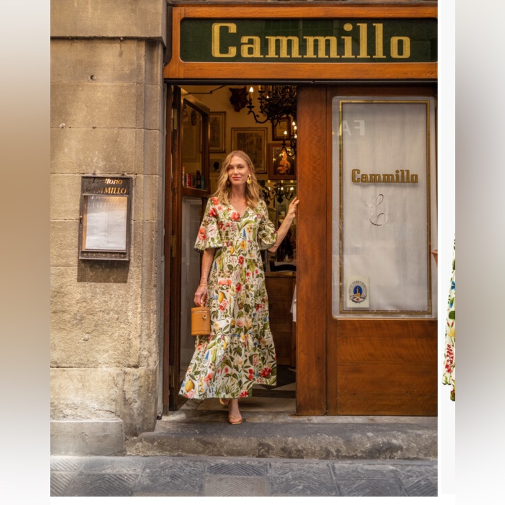 Tuckernuck Blooming Botanical Ginger Dress